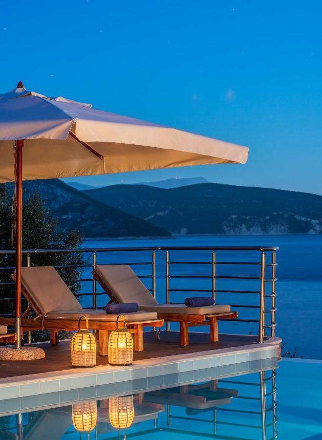 Iris Villas Lefkada - Marine Villa With Private Sea Access Sivota  Ngoại thất bức ảnh