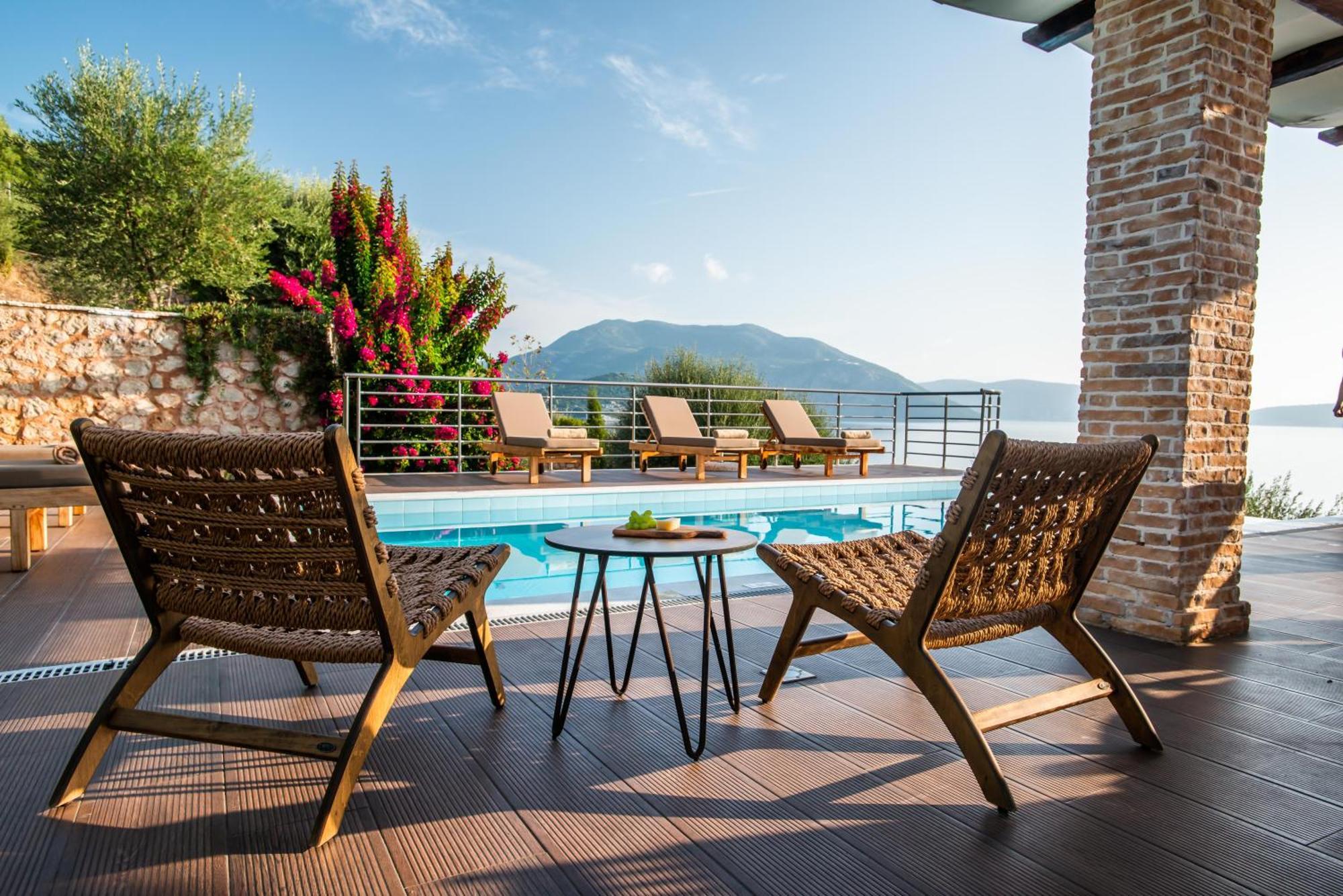 Iris Villas Lefkada - Marine Villa With Private Sea Access Sivota  Ngoại thất bức ảnh