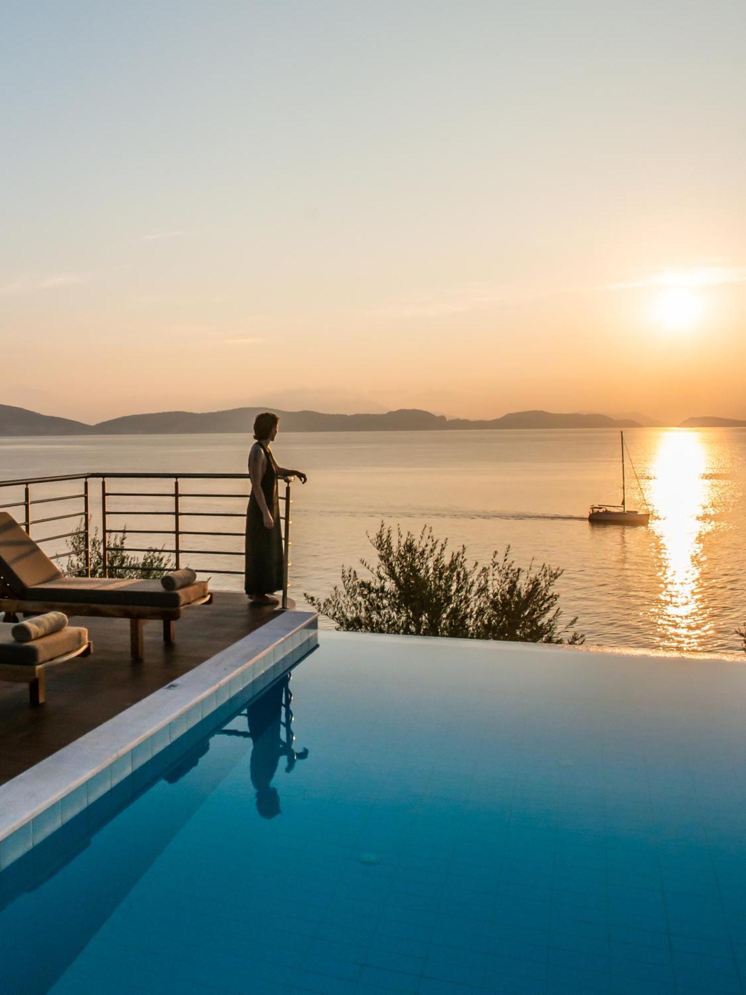 Iris Villas Lefkada - Marine Villa With Private Sea Access Sivota  Ngoại thất bức ảnh