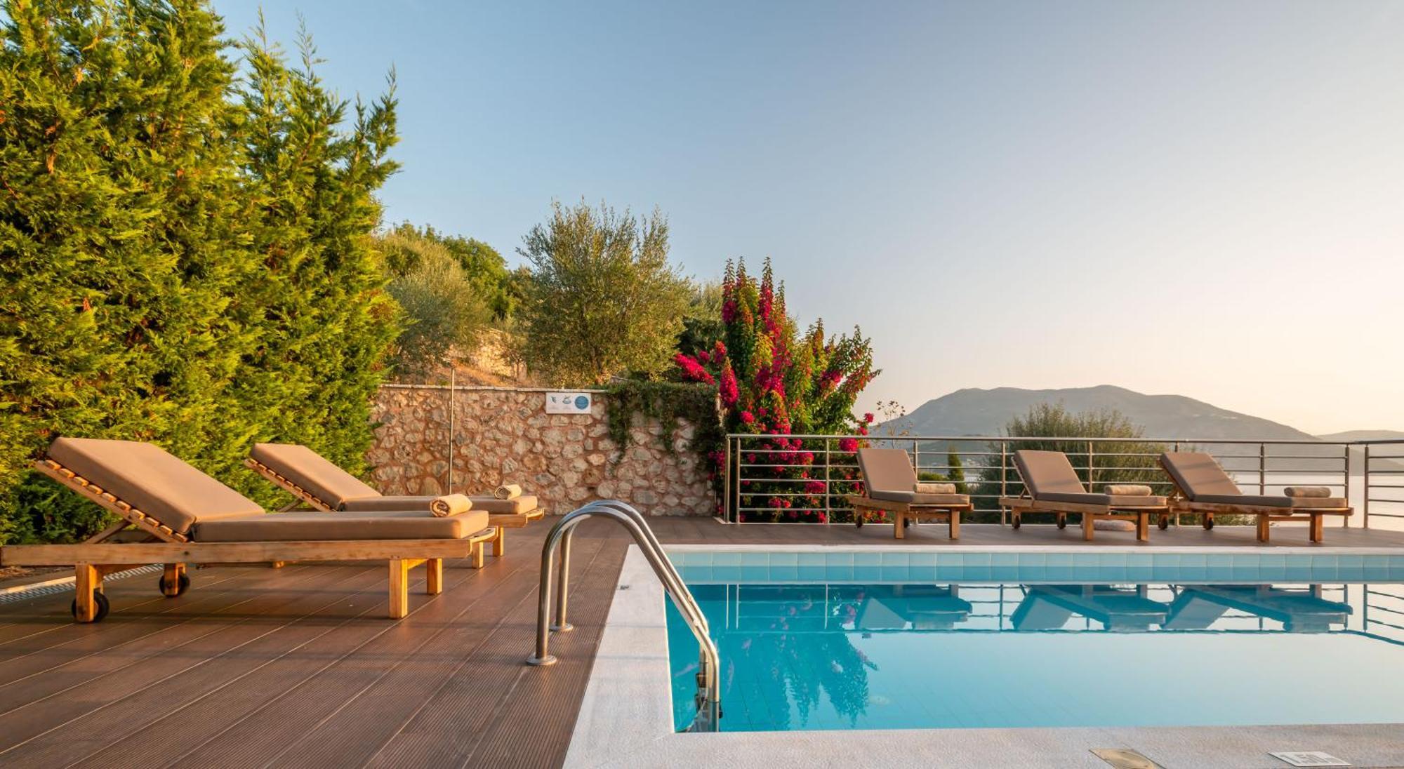 Iris Villas Lefkada - Marine Villa With Private Sea Access Sivota  Ngoại thất bức ảnh