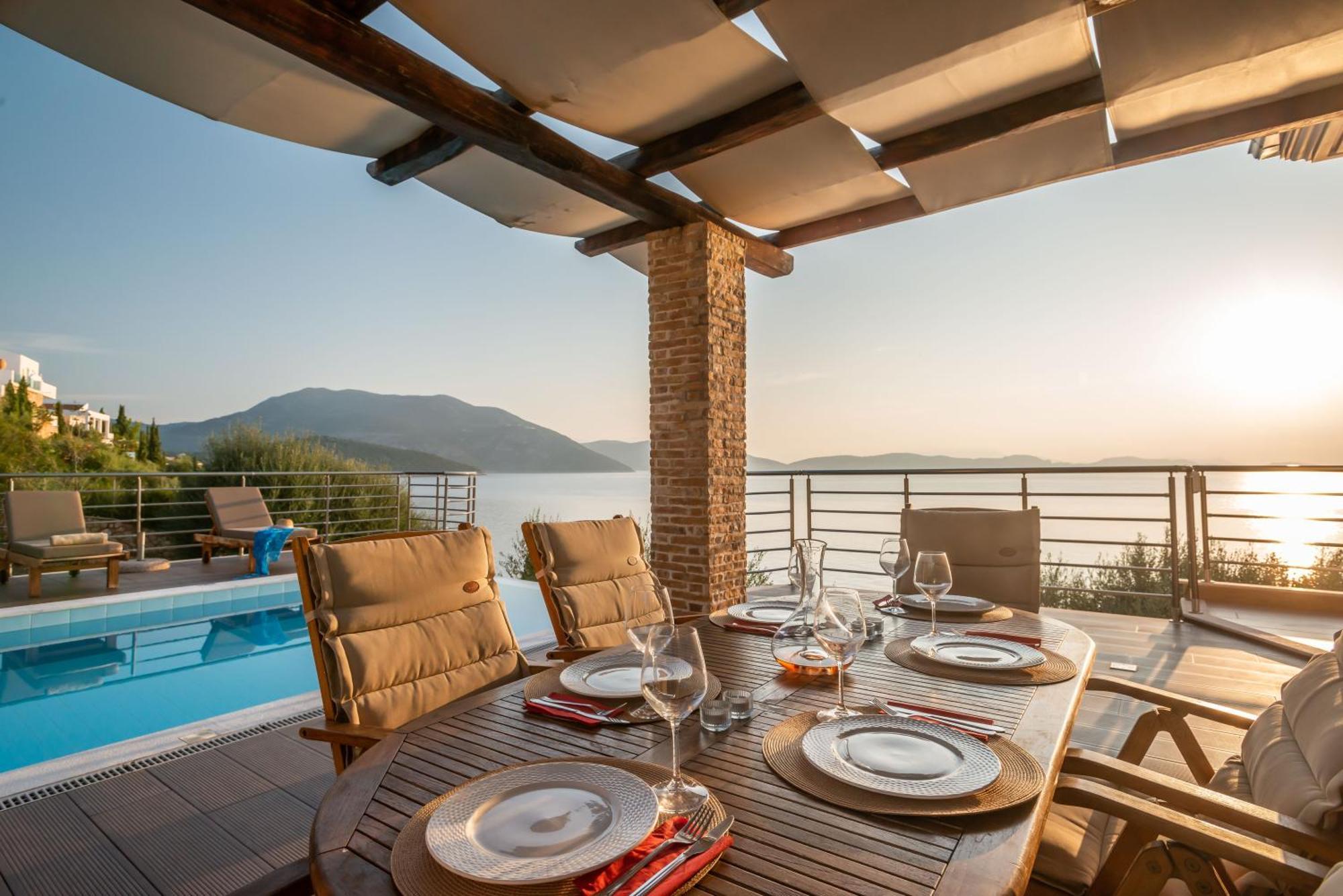 Iris Villas Lefkada - Marine Villa With Private Sea Access Sivota  Ngoại thất bức ảnh